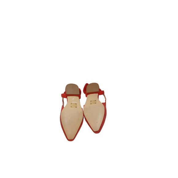 draper james flat suede harriet bow sling back shoe ship on point - Picture 5 of 5